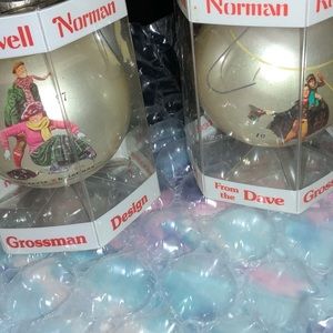 1986 and 1987 Hallmark Norman Rockwell ornament